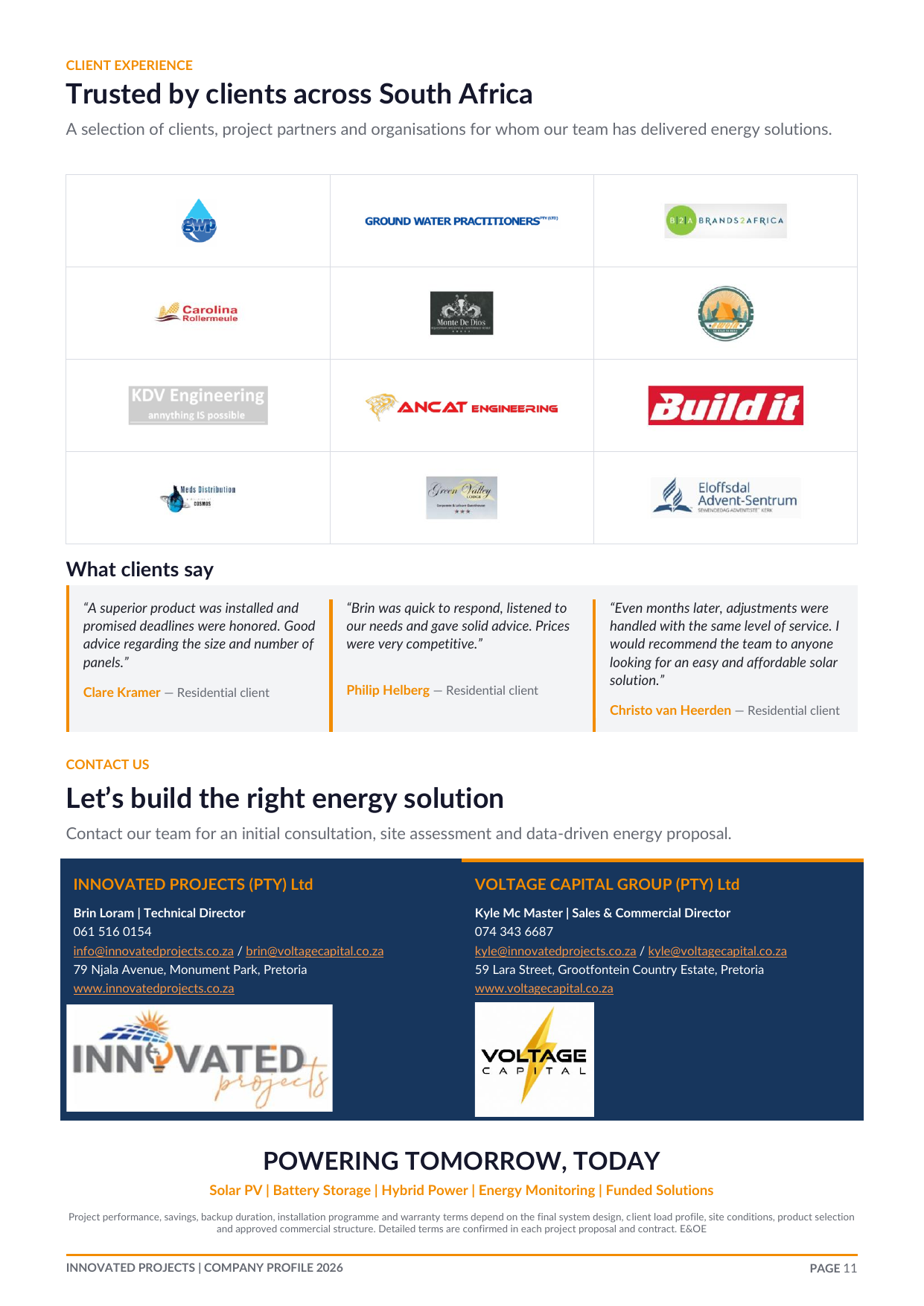 Voltage Capital Company Profile - Page 12
